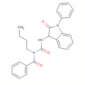 Benzamide,N-butyl-N-[[(2,3-dihydro-2-oxo-1-phenyl-1H-indol-3-yl)amino]carbonyl]-