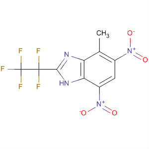 1H-Benzimidazole, 4-methyl-5,7-dinitro-2-(pentafluoroethyl)-