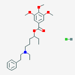 6-[ethyl(2-phenylethyl)amino]hexan-3-yl 3,4,5-trimethoxybenzoate