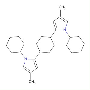 1H-Pyrrole, 2,2'-(1,4-cyclohexanediyl)bis[1-cyclohexyl-4-methyl-