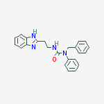 UREA, N-[2-(1H-BENZIMIDAZOL-2-YL)ETHYL]-N-PHENYL-N-(PHENYLMETHYL)-