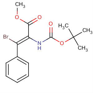 2-Propenoic acid,3-bromo-2-[[(1,1-dimethylethoxy)carbonyl]amino]-3-phenyl-, methylester, (2E)-