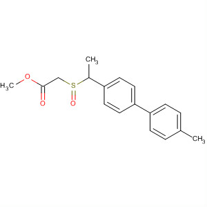 Acetic acid, [[1-(4'-methyl[1,1'-biphenyl]-4-yl)ethyl]sulfinyl]-, methyl ester