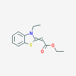 ACETIC ACID (3-ETHYL-2(3H)-BENZOTHIAZOLYLIDENE)-,ETHYL ESTER,(2Z)-