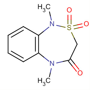 2,1,5-Benzothiadiazepin-4(3H)-one, 1,5-dihydro-1,5-dimethyl-,2,2-dioxide