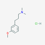 Benzenepropanamine, 3-methoxy-N,N-dimethyl-, hydrochloride