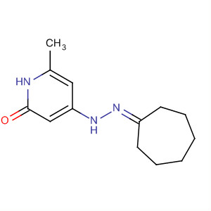 2(1H)-Pyridinone, 4-(cycloheptylidenehydrazino)-6-methyl-