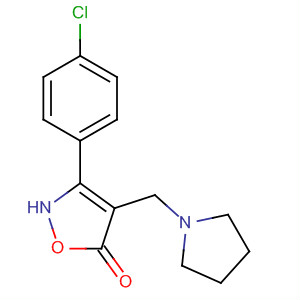 5(2H)-Isoxazolone, 3-(4-chlorophenyl)-4-(1-pyrrolidinylmethyl)-