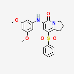 8-BENZENESULFONYL-6-(3,5-DIMETHOXYPHENYLAMINO)-2,3-DIHYDRO-1H-INDOLIZIN-5-ONE
