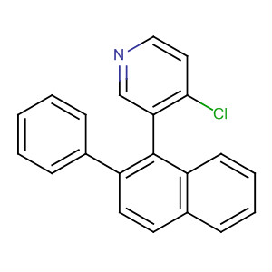 Pyridine, 4-chloro-3-(2-phenyl-1-naphthalenyl)-