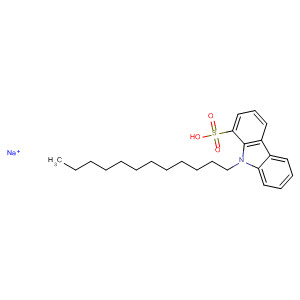 9H-Carbazolesulfonic acid, 9-dodecyl-, sodium salt