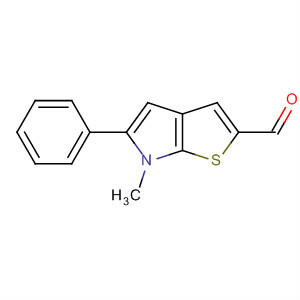 6H-Thieno[2,3-b]pyrrole-2-carboxaldehyde, 6-methyl-5-phenyl-