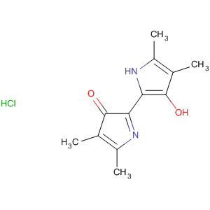 3H-Pyrrol-3-one,2-(3-hydroxy-4,5-dimethyl-1H-pyrrol-2-yl)-4,5-dimethyl-,monohydrochloride
