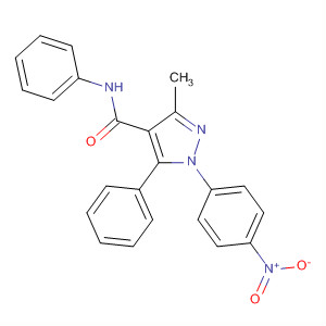 1H-Pyrazole-4-carboxamide, 3-methyl-1-(4-nitrophenyl)-N,5-diphenyl-