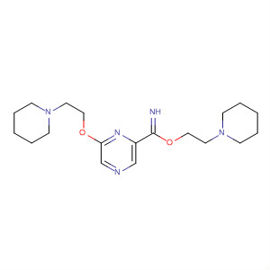 Pyrazinecarboximidic acid, 6-[2-(1-piperidinyl)ethoxy]-,2-(1-piperidinyl)ethyl ester