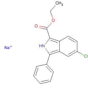 2H-Isoindole-1-carboxylic acid, 5-chloro-3-phenyl-, ethyl ester, sodiumsalt