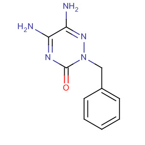 1,2,4-Triazin-3(2H)-one, 5,6-diamino-2-(phenylmethyl)-