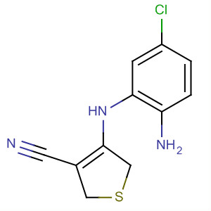 3-Thiophenecarbonitrile,4-[(2-amino-5-chlorophenyl)amino]-2,5-dihydro-