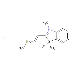 3H-Indolium, 1,3,3-trimethyl-2-[2-(methylthio)ethenyl]-, iodide