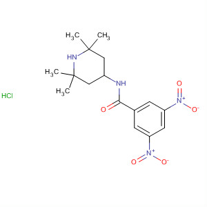 Benzamide, 3,5-dinitro-N-(2,2,6,6-tetramethyl-4-piperidinyl)-,monohydrochloride
