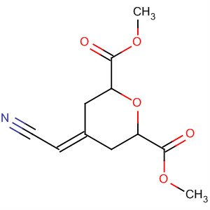2H-Pyran-2,6-dicarboxylic acid, 4-(cyanomethylene)tetrahydro-,dimethyl ester