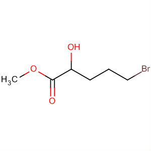 Pentanoic acid, 5-bromo-2-hydroxy-, methyl ester