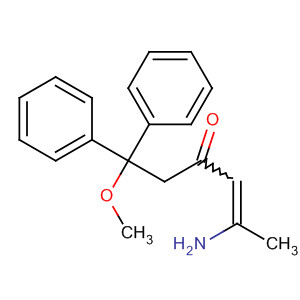 4-Hexen-3-one, 5-amino-1-methoxy-1,1-diphenyl-