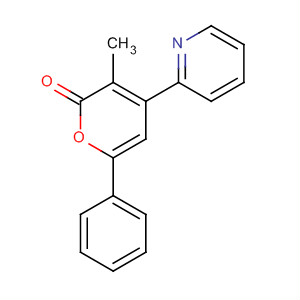 2H-Pyran-2-one, 3-methyl-6-phenyl-4-(2-pyridinyl)-