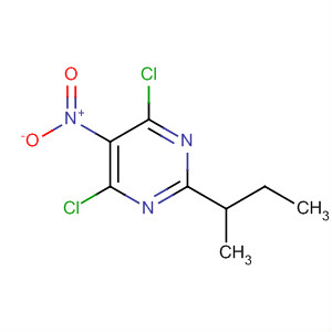 Pyrimidine, 4,6-dichloro-2-(1-methylpropyl)-5-nitro-