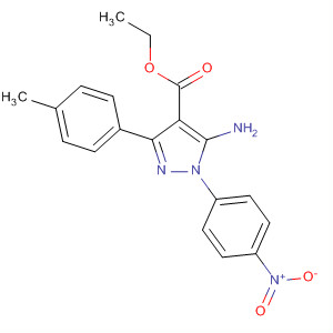 1H-Pyrazole-4-carboxylic acid,5-amino-3-(4-methylphenyl)-1-(4-nitrophenyl)-, ethyl ester