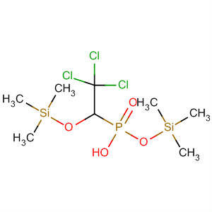 Phosphonic acid, (2,2,2-trichloro-1-hydroxyethyl)-, bis(trimethylsilyl)ester