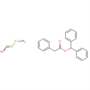 Benzeneacetic acid, a-(methoxythioxomethoxy)-, diphenylmethyl ester