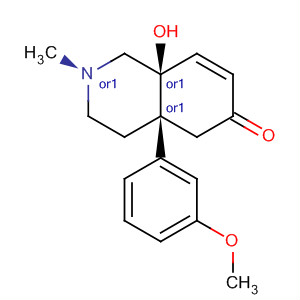 6(2H)-Isoquinolinone,1,3,4,4a,5,8a-hexahydro-8a-hydroxy-4a-(3-methoxyphenyl)-2-methyl-,cis-