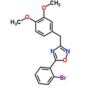 5-(2-bromophenyl)-3-(3,4-dimethoxybenzyl)-1,2,4-oxadiazole