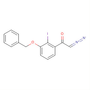 Ethanone, 2-diazo-1-[2-iodo-3-(phenylmethoxy)phenyl]-