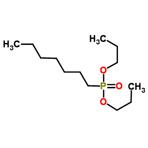 phosphonic acid, P-heptyl-, dipropyl ester
