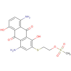 9,10-Anthracenedione,4,8-diamino-1,5-dihydroxy-2-[[2-[(methylsulfonyl)oxy]ethyl]thio]-