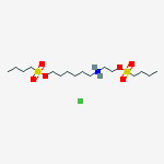 6-[(butylsulfonyl)oxy]-N-{2-[(butylsulfonyl)oxy]ethyl}hexan-1-aminium chloride