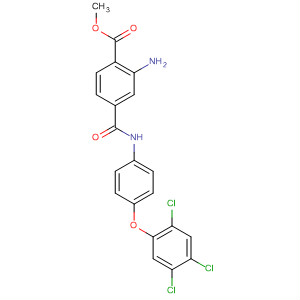 Benzoic acid,2-amino-4-[[[4-(2,4,5-trichlorophenoxy)phenyl]amino]carbonyl]-, methylester