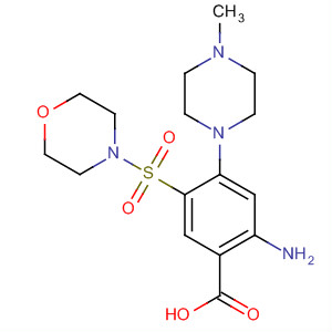 Benzoic acid,2-amino-4-(4-methyl-1-piperazinyl)-5-(4-morpholinylsulfonyl)-