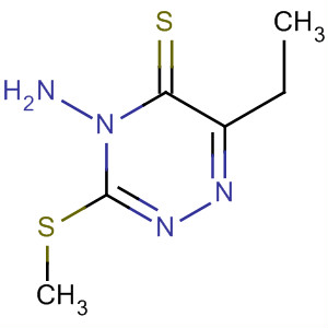 1,2,4-Triazine-5(4H)-thione, 4-amino-6-ethyl-3-(methylthio)-