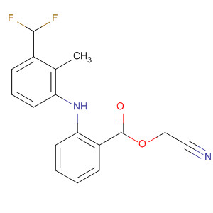 Benzoic acid, 2-[[3-(difluoromethyl)-2-methylphenyl]amino]-,cyanomethyl ester