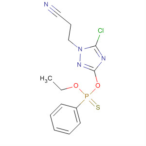 Phosphonothioic acid, phenyl-,O-[5-chloro-1-(2-cyanoethyl)-1H-1,2,4-triazol-3-yl] O-ethyl ester