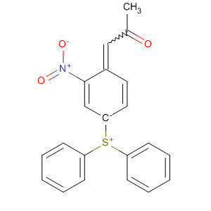 Sulfonium, diphenyl-,3-nitro-4-(2-oxopropylidene)-2,5-cyclohexadienylide