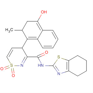 2H-Naphtho[2,1-e]-1,2-thiazine-3-carboxamide,4-hydroxy-2-methyl-N-(4,5,6,7-tetrahydro-2-benzothiazolyl)-, 1,1-dioxide