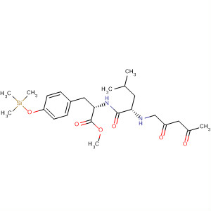 L-Tyrosine, N-[N-(2,4-dioxopentyl)-L-leucyl]-O-(trimethylsilyl)-, methylester