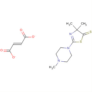 5(4H)-Thiazolethione, 4,4-dimethyl-2-(4-methyl-1-piperazinyl)-,(2E)-2-butenedioate (1:1)