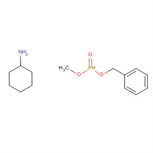 Phosphonic acid, methyl phenylmethyl ester, compd. withcyclohexanamine (1:1)