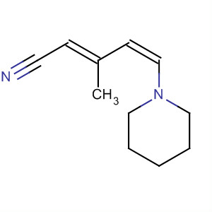 2,4-Pentadienenitrile, 3-methyl-5-(1-piperidinyl)-, (E,Z)-