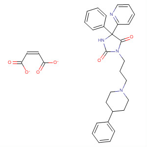 2,4-Imidazolidinedione,5-phenyl-3-[3-(4-phenyl-1-piperidinyl)propyl]-5-(2-pyridinyl)-,(2Z)-2-butenedioate (1:1)